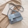 Two-Tone Single Shoulder Crossbody Bag